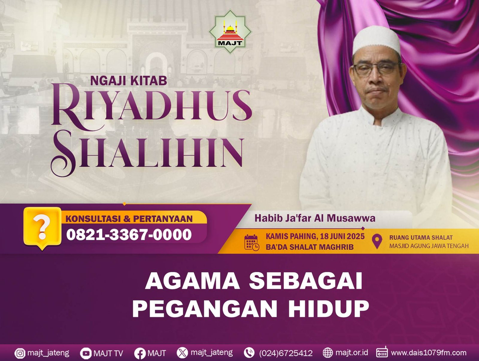 Agama sebagai pegangan hidup