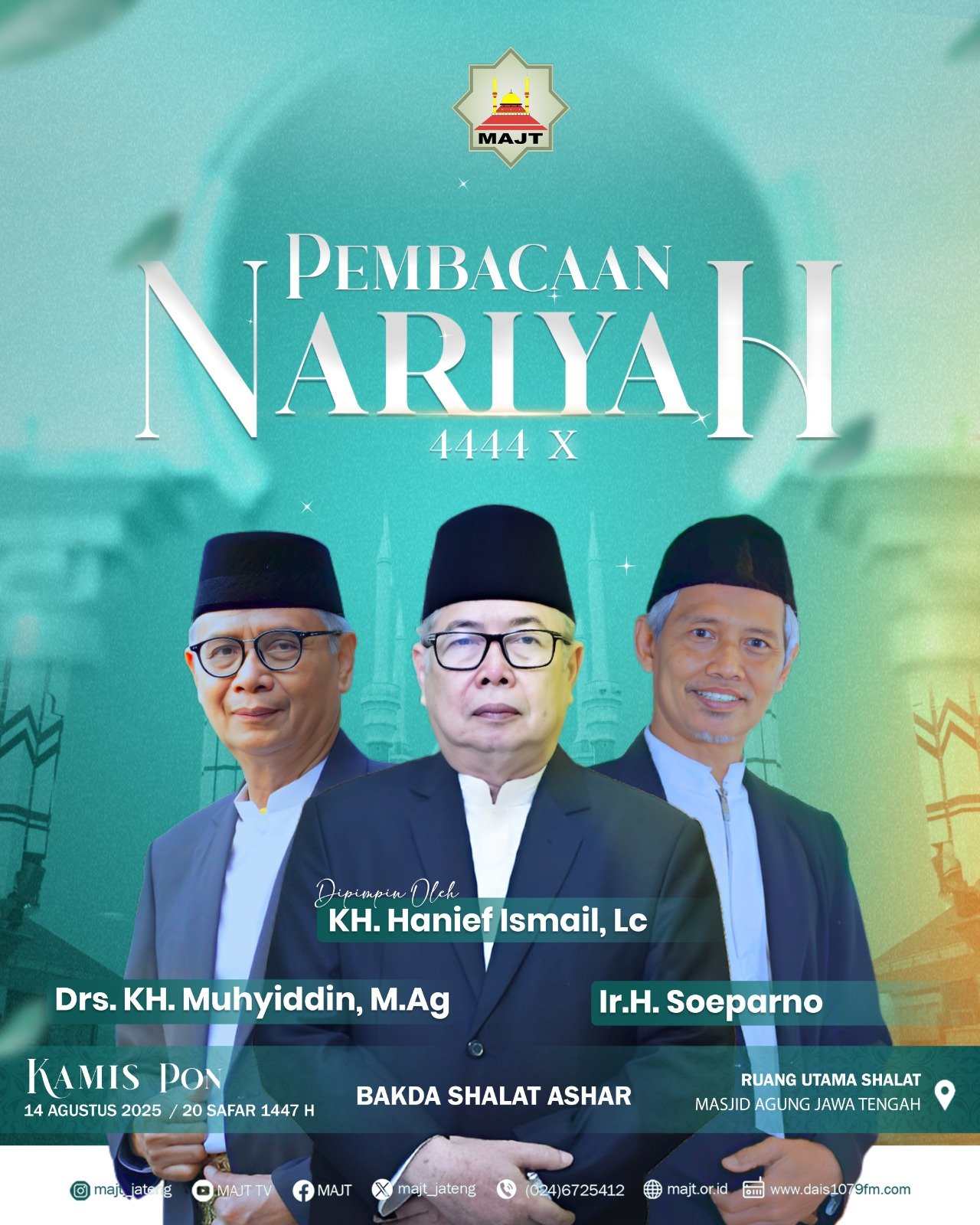 Pembacaan Nariyah 4444 kali