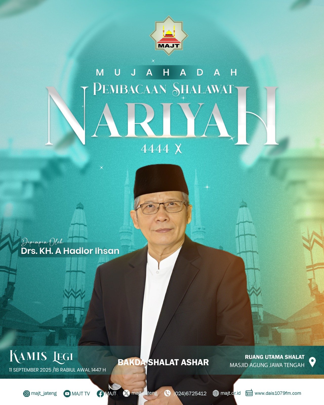 Pembaccan Nariyah 4444 Kali