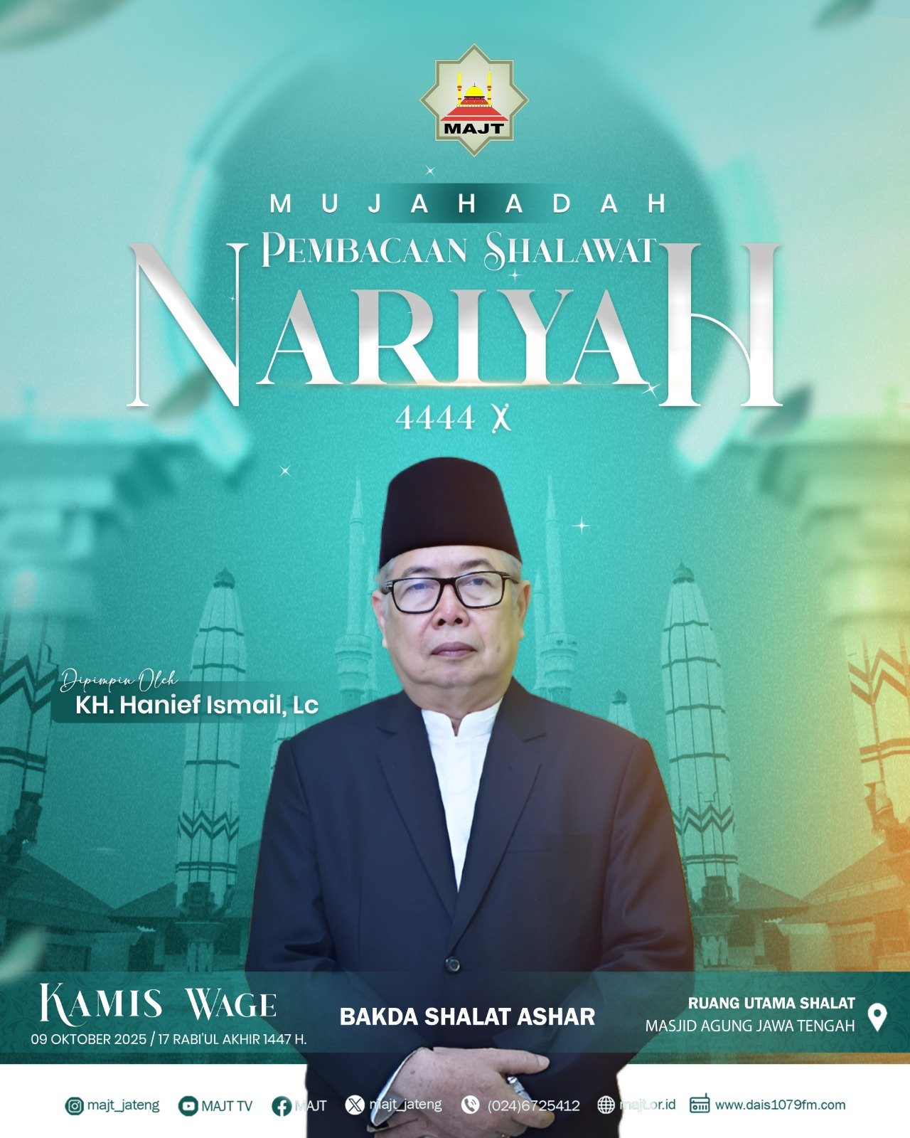 Pembacaan Shalawat Nariyah 4444 kali