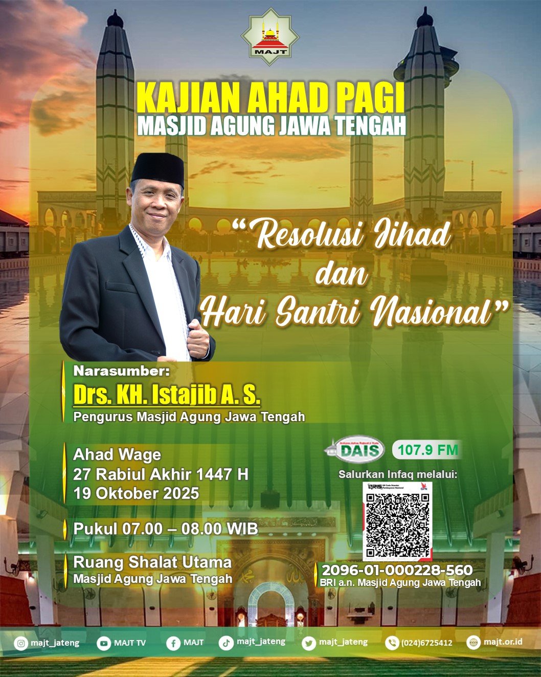 Kajian Ahad Pagi - Resolusi Jihat dan Hari Santri Nasional