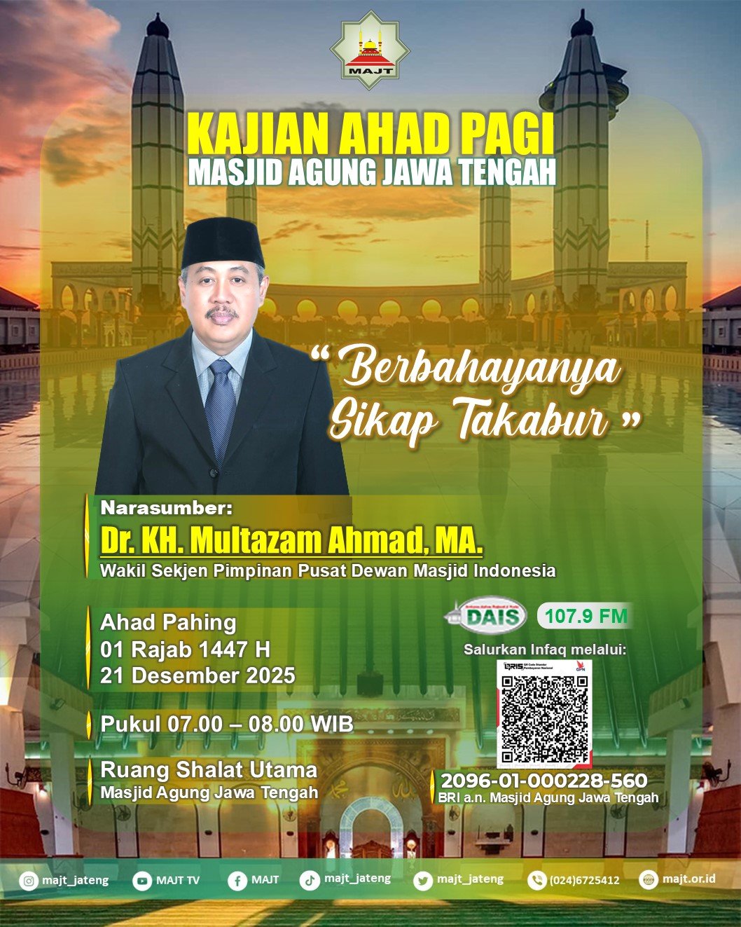 Berbahanya sifat takabur