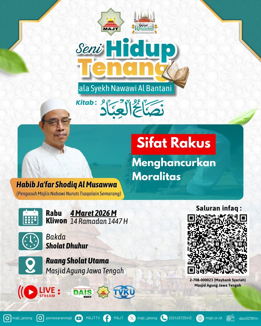 Sikap rakus menghancurkan moralitas