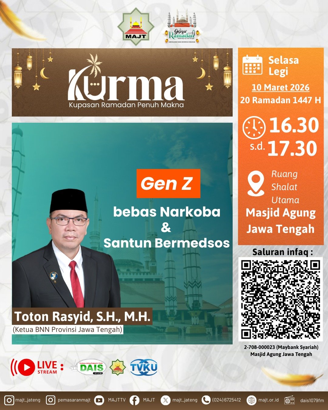 Gen Z bebas narkoba santun bermedsos    