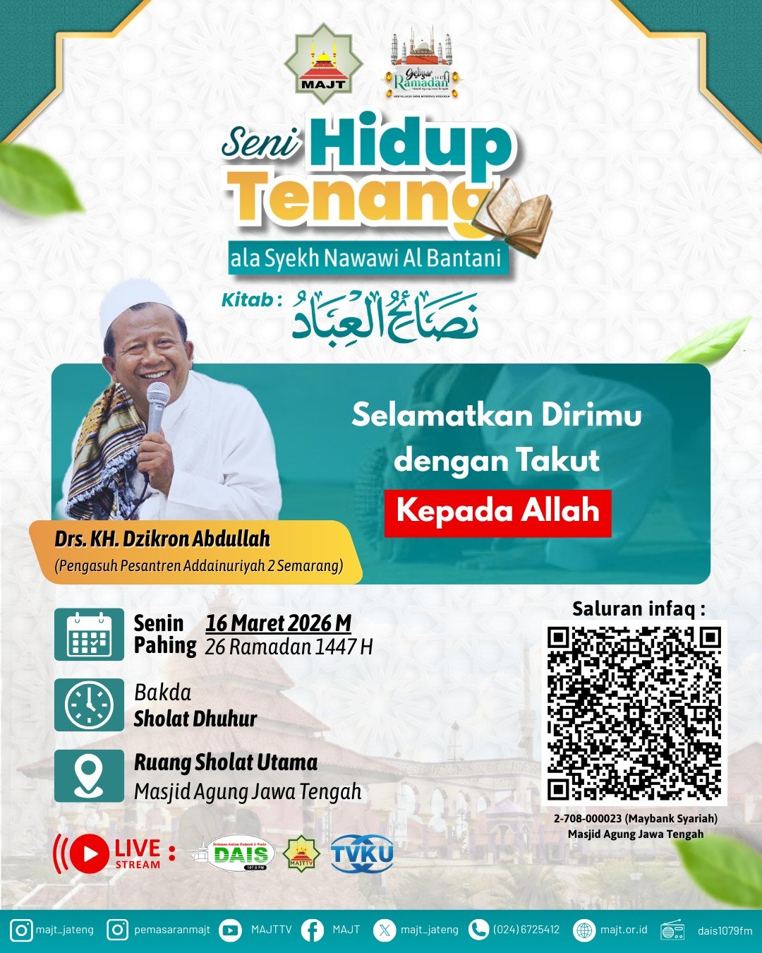 Selamatkan dirimu dengan takut Kepada Allah