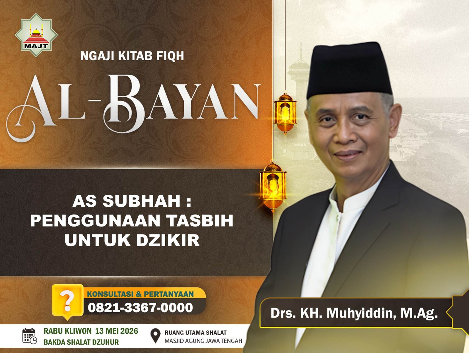 As Subhah : penggunaan tasbih untuk dzikir