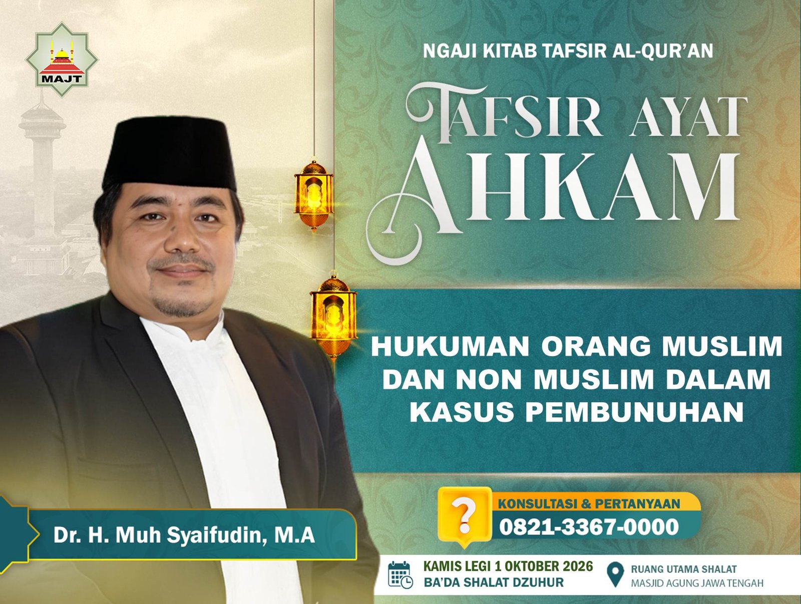 Hukuman orang muslim dan non muslim dalam kasus pembunuhan