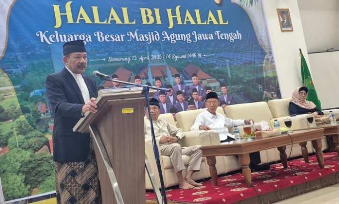 Ketua PP MAJT Prof Noor Achmad,  Halal Bihalal Menjadi Kekuatan Tingkatkan Inovasi Dan Kreativitas di MAJT