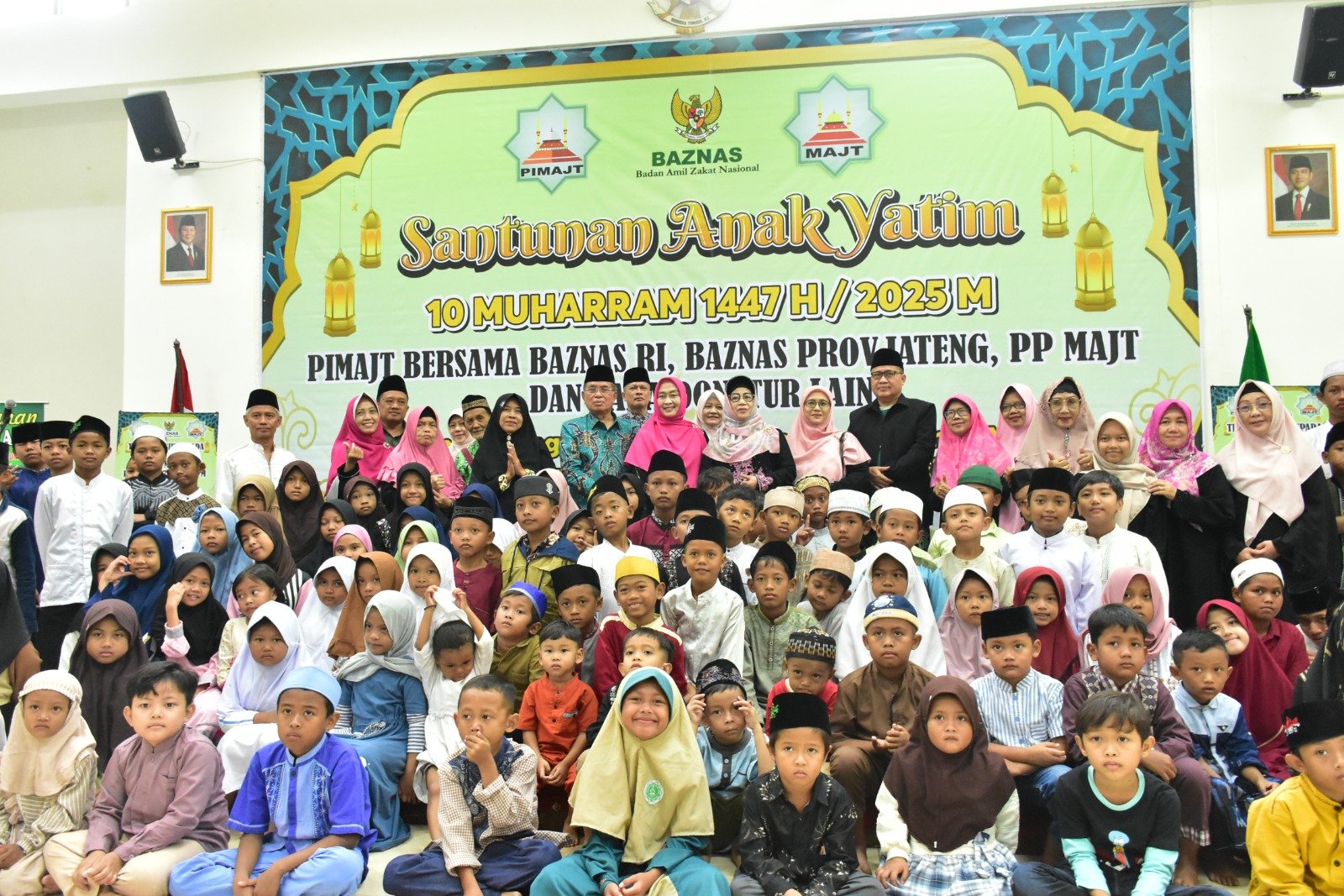 Momen Bulan Muharam, PIMAJT Salurkan Santunan Anak Yatim Capai 225 Juta Rupiah