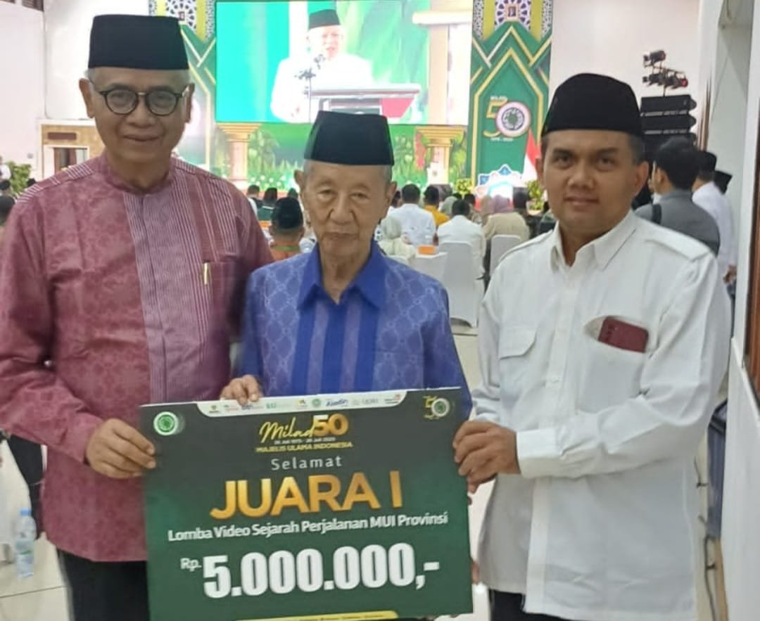 Milad Ke-50 MUI Pusat, MUI Jawa Tengah Juara Nasional Lomba Video Sejarah MUI