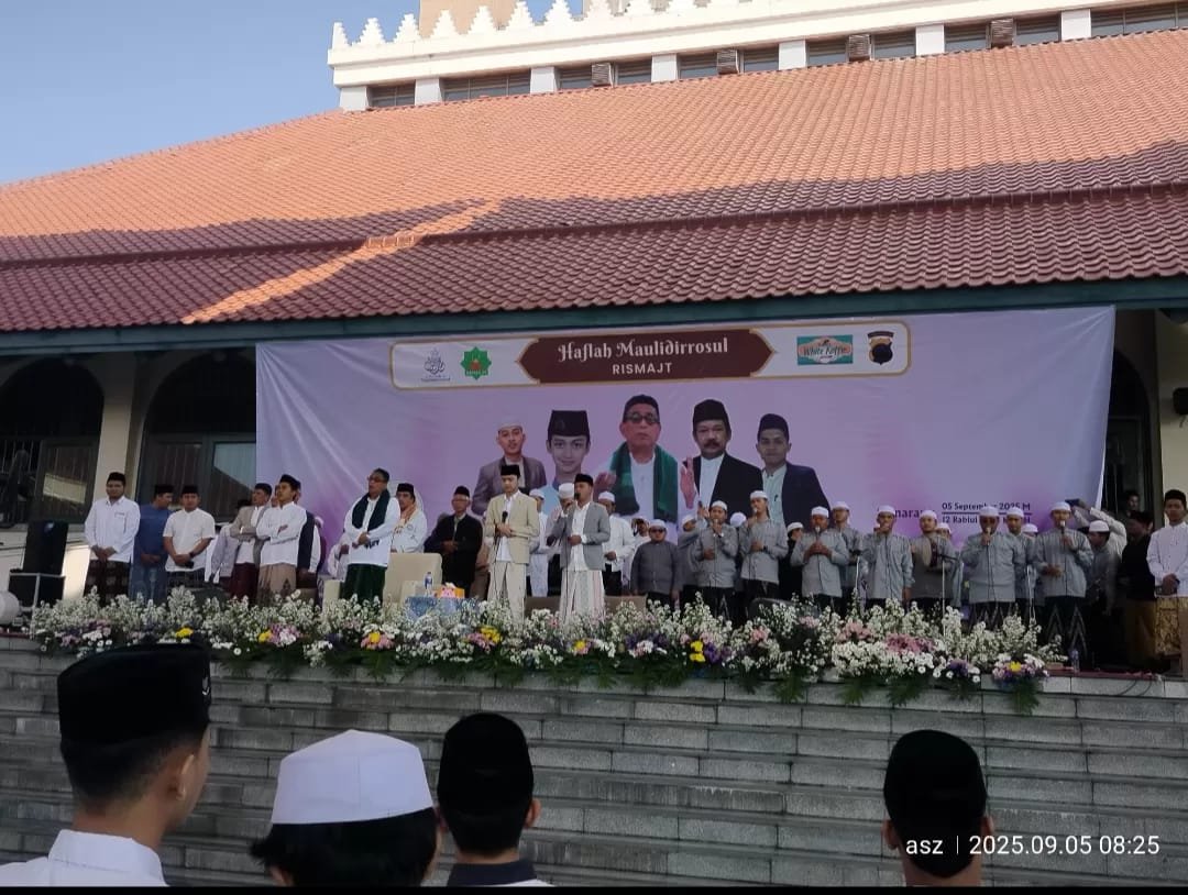 RISMA JT Menyelenggarakan Haflah Maulidurrasul, Ribuan Jamaah Hadiri MAJT